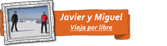 Javier y Miguel, del blog de viajes Viajar por libre. 