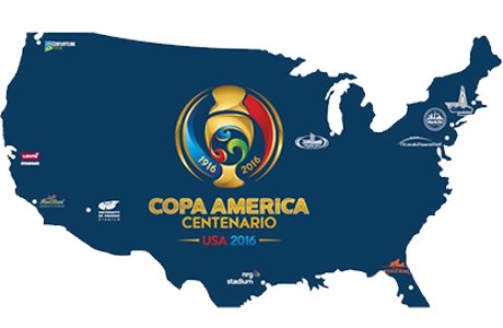 mapa Copa América