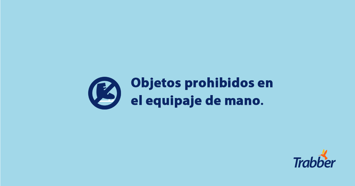 objetos prohibidos avion