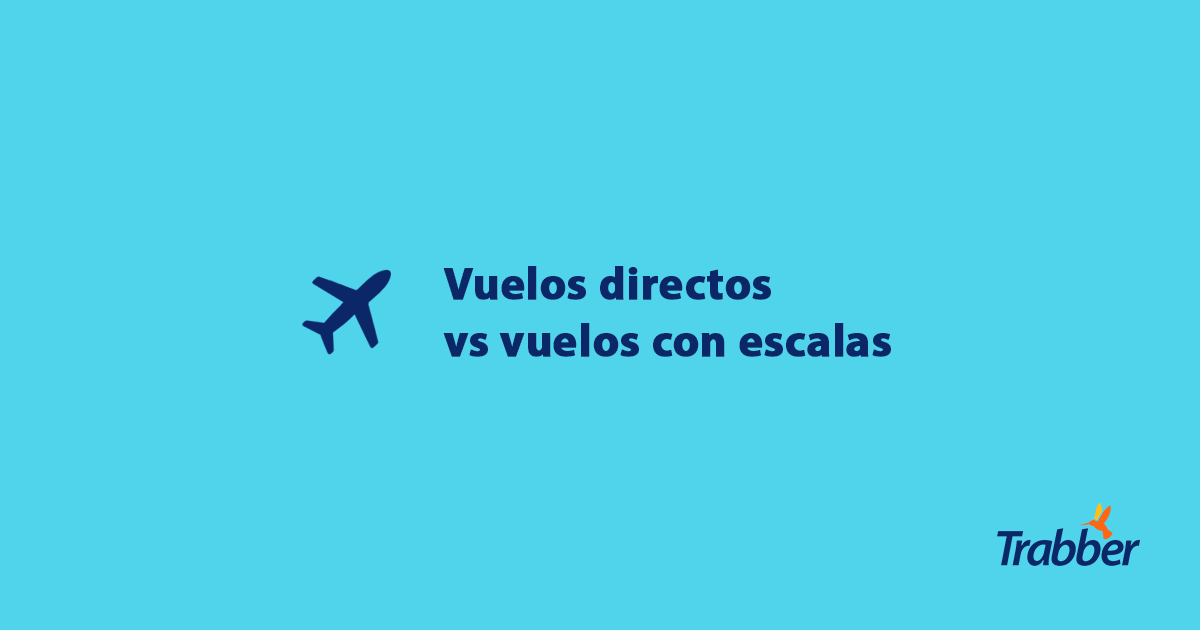 vuelos directos o con escalas ok