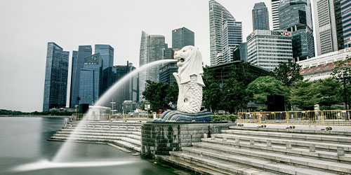 Merlion Park Singapur