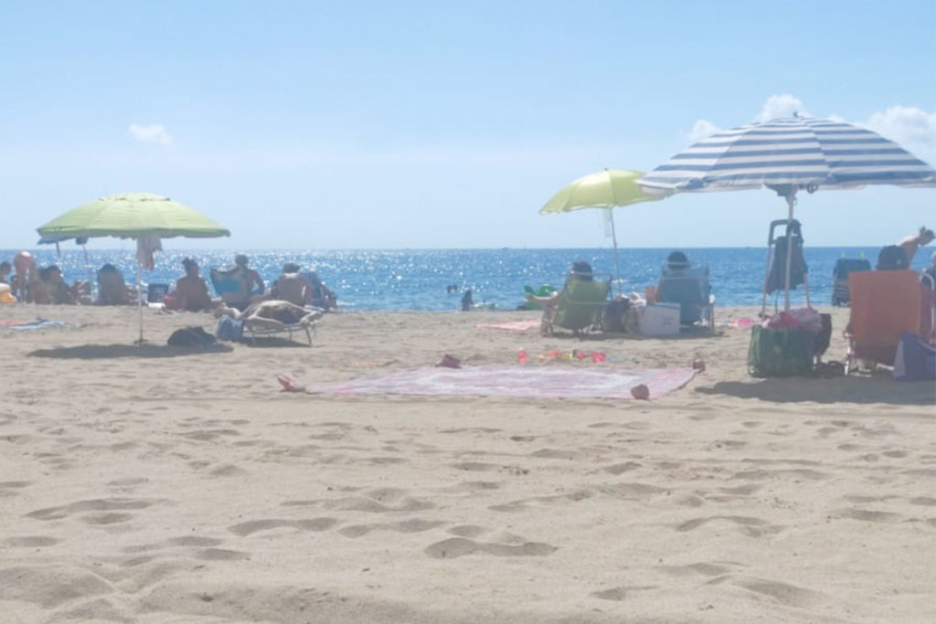 En Cambrils encontré playas con bastante más gente que las de Fuerteventura.